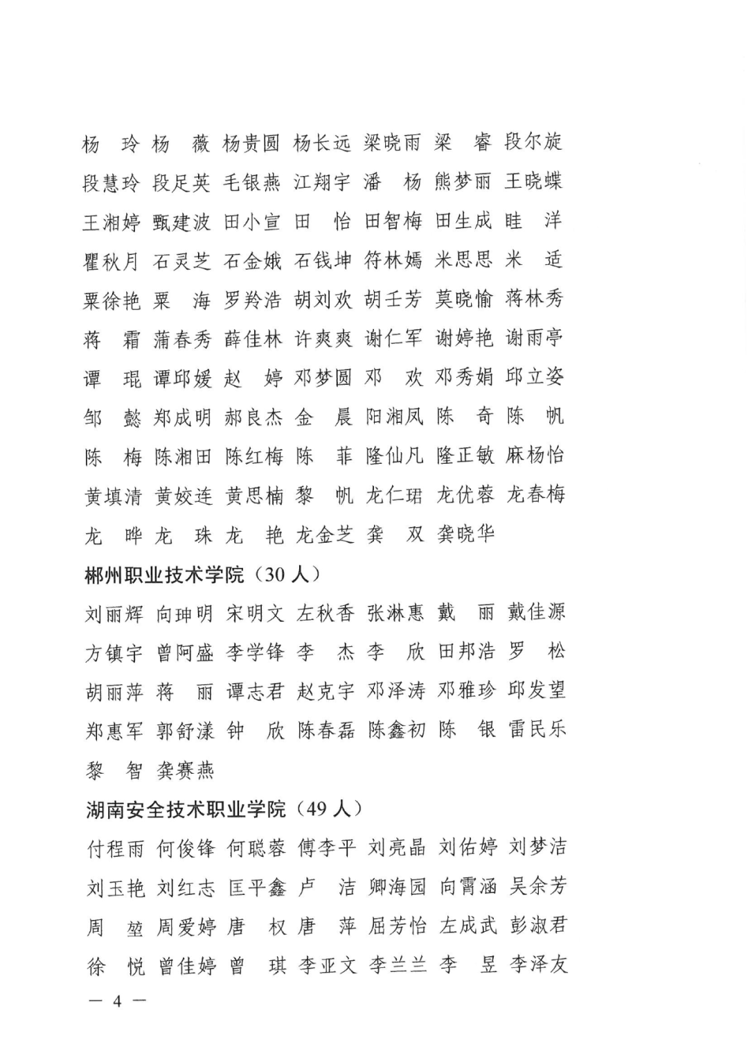 2022年湖南“專升本” 省內(nèi)生源建檔立卡畢業(yè)生報考資格審核結(jié)果的公示(圖4)