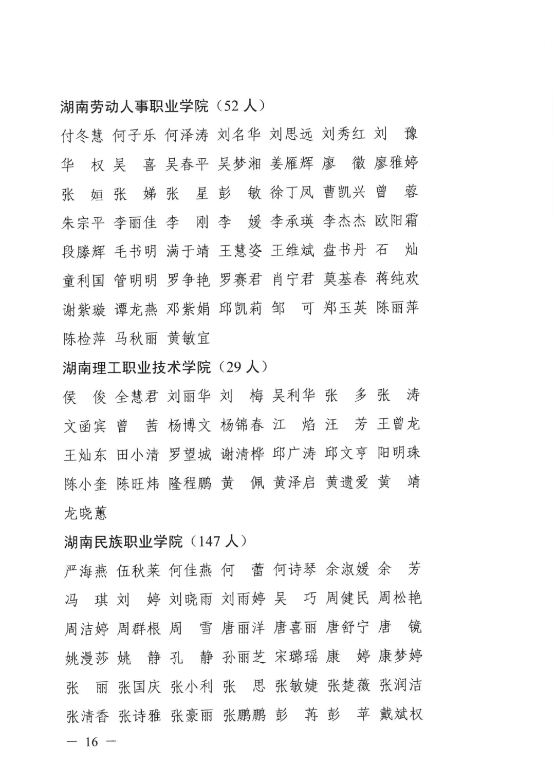 2022年湖南“專升本” 省內(nèi)生源建檔立卡畢業(yè)生報考資格審核結(jié)果的公示(圖16)