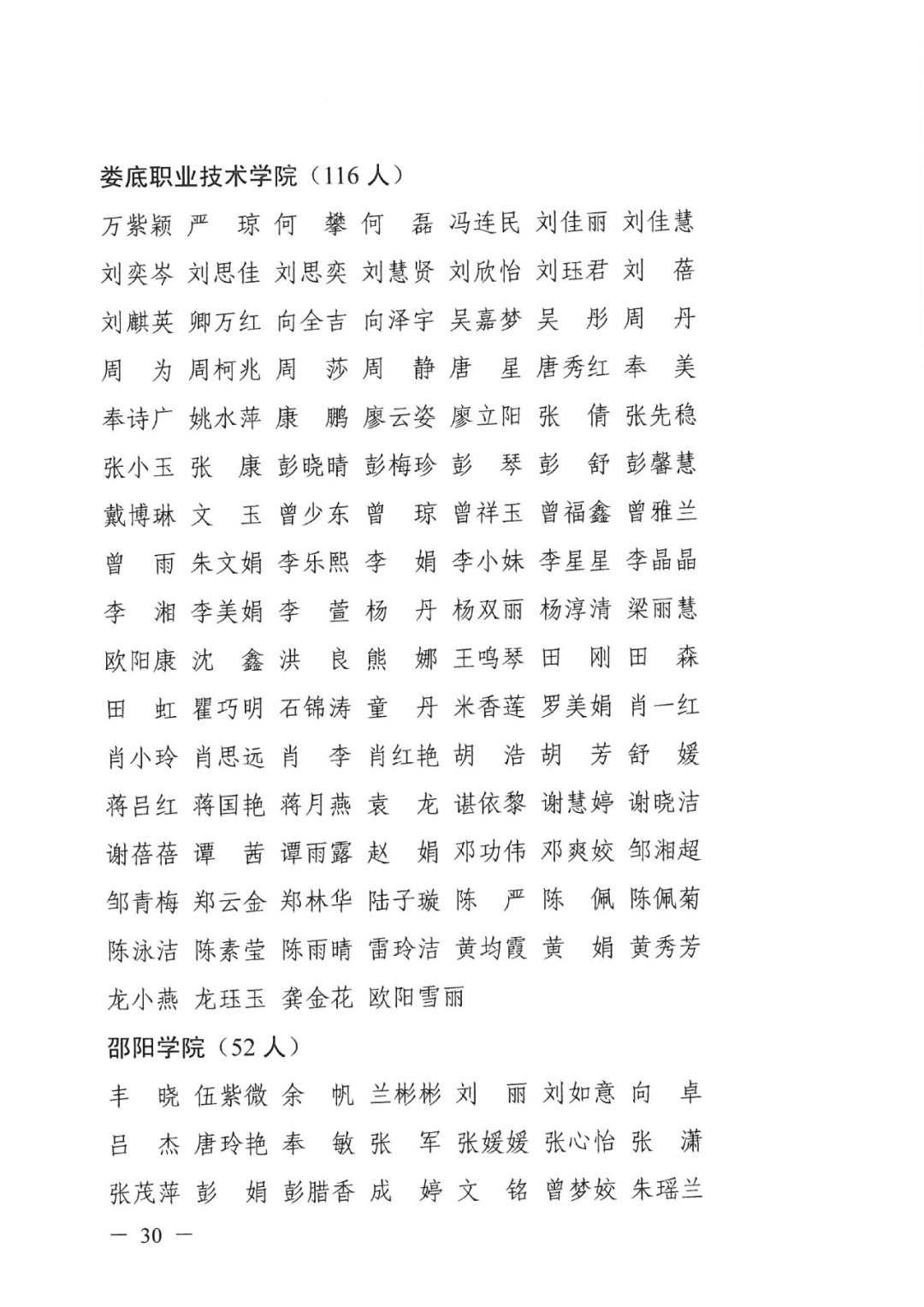 2022年湖南“專升本” 省內(nèi)生源建檔立卡畢業(yè)生報考資格審核結(jié)果的公示(圖30)