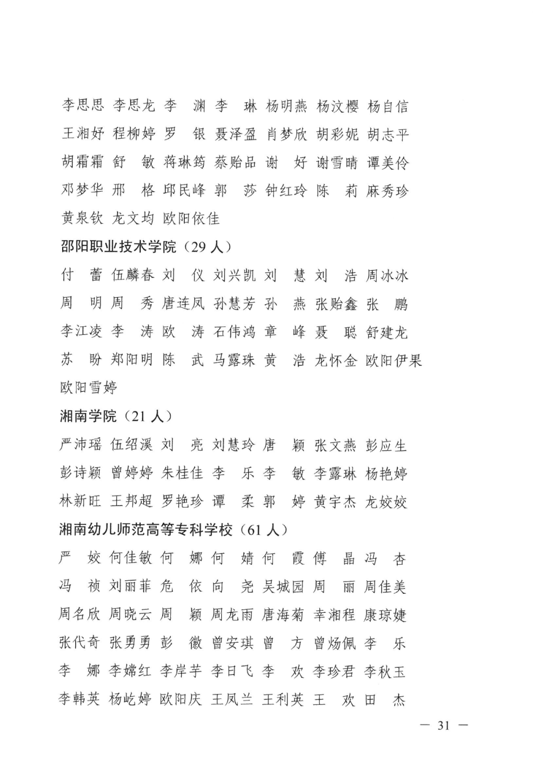 2022年湖南“專升本” 省內(nèi)生源建檔立卡畢業(yè)生報考資格審核結(jié)果的公示(圖31)