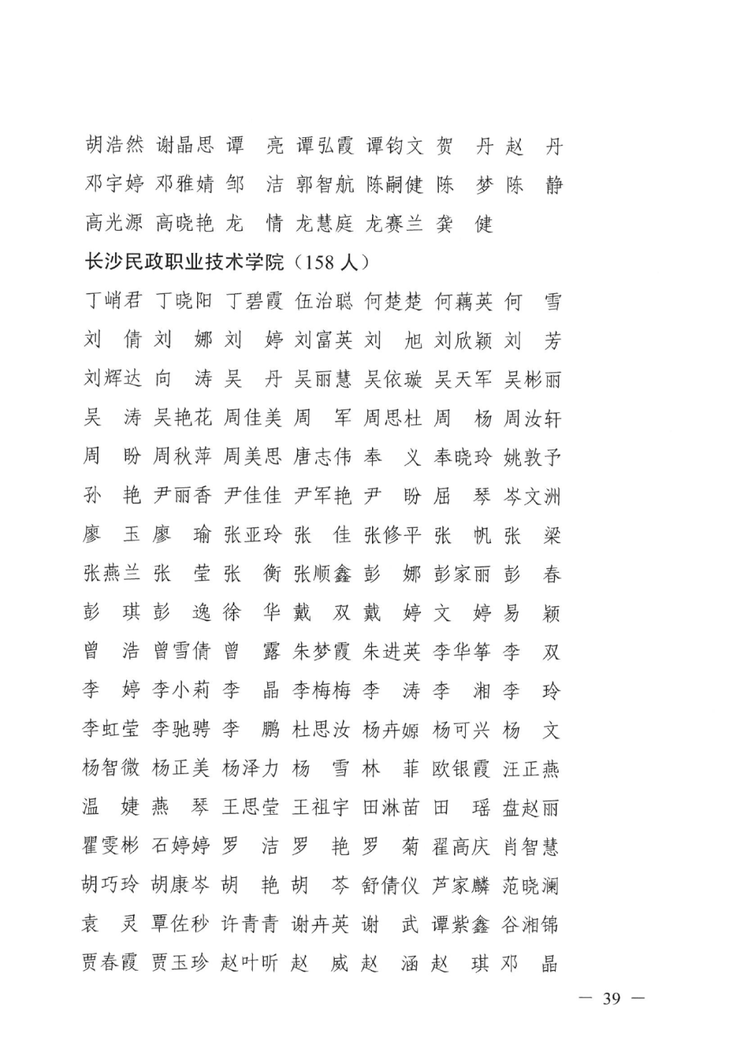 2022年湖南“專升本” 省內(nèi)生源建檔立卡畢業(yè)生報考資格審核結(jié)果的公示(圖39)