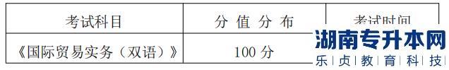 湖南信息學(xué)院專升本考試科目、分值分布及考試時(shí)間