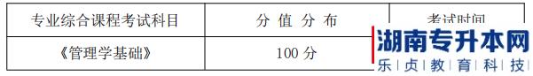 湖南信息學(xué)院2022年《會計學(xué)專業(yè)》專升本考試科目，分值分布及考試時間