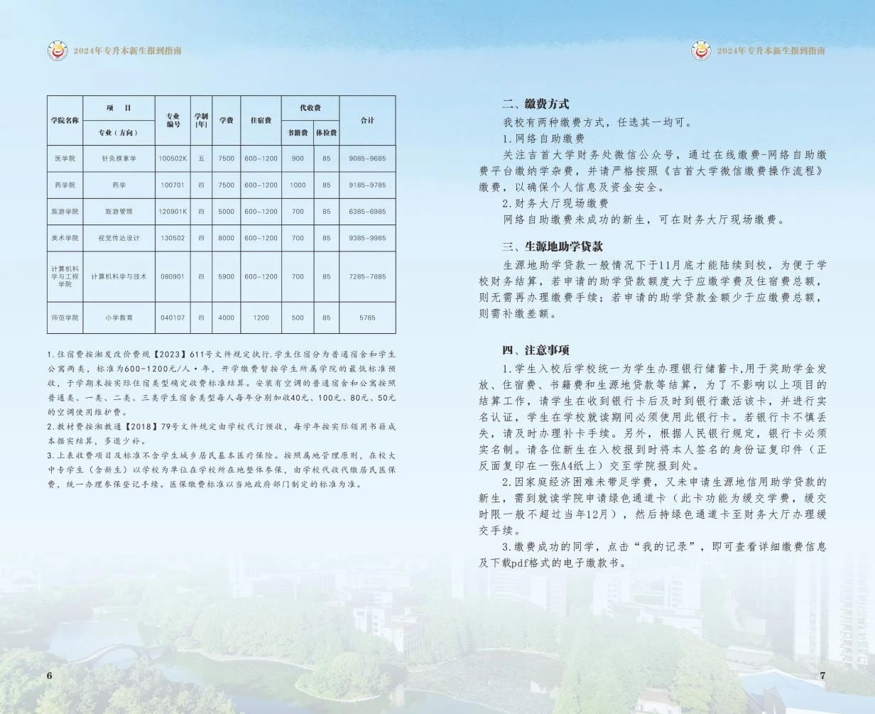 關(guān)于2024年吉首大學(xué)專升本錄取通知書(shū)郵寄的通知（附專升本新生指南）