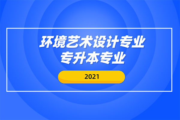 環(huán)境藝術(shù)設(shè)計(jì)專(zhuān)業(yè)專(zhuān)升本專(zhuān)業(yè)有哪些？